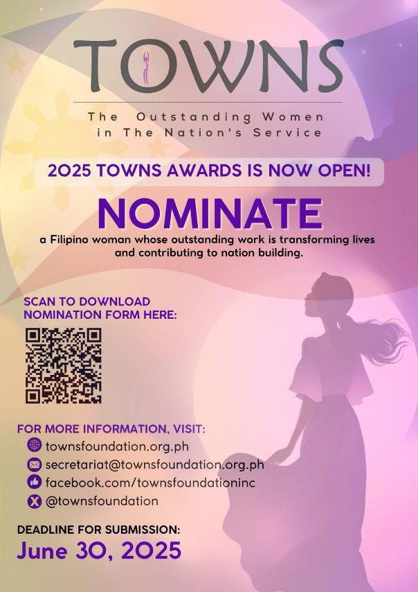 2025 TOWNS AWARDS IS NOW OPEN!